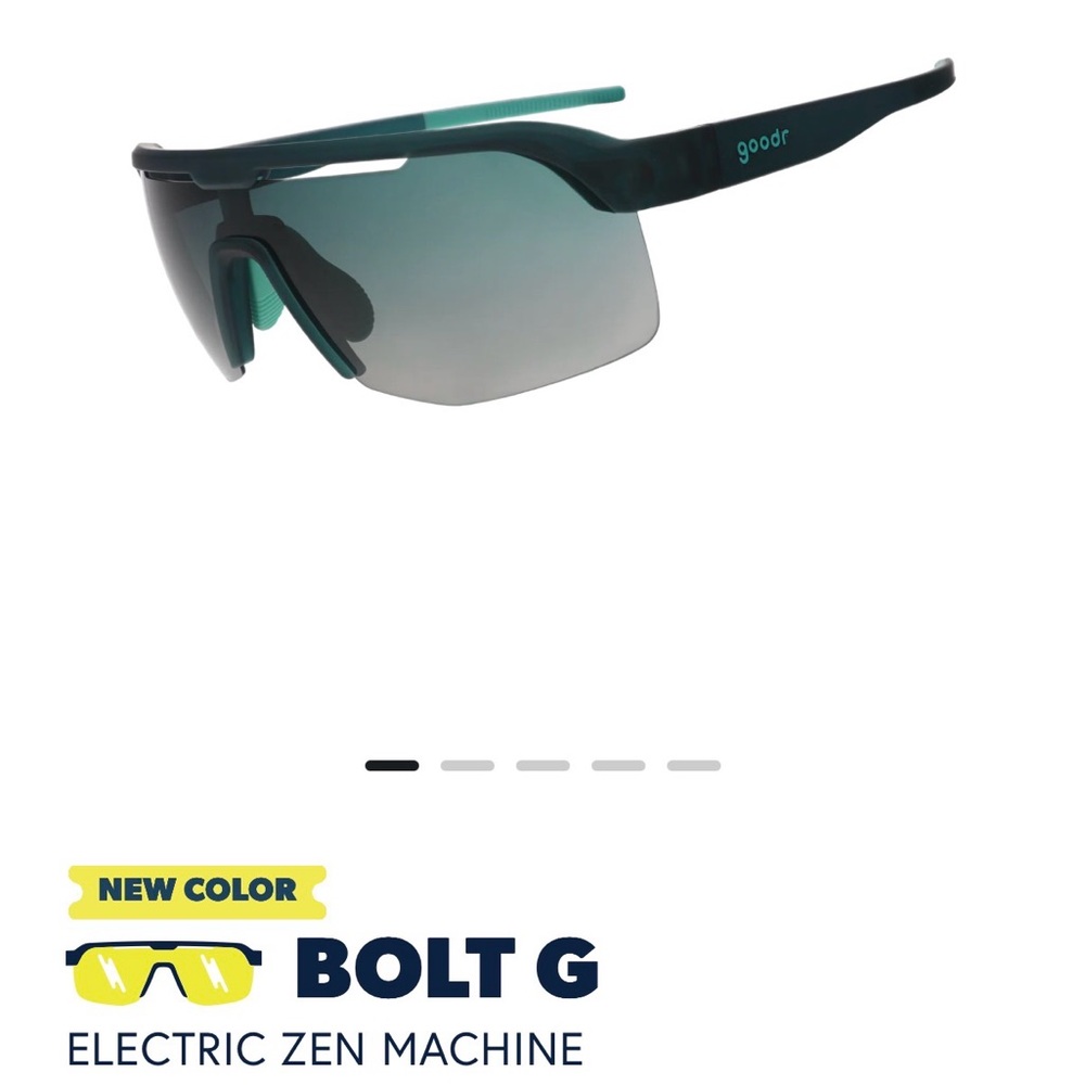 NEW Goodr Bolt G Sunglasses - Electric Zen Machine -Green
